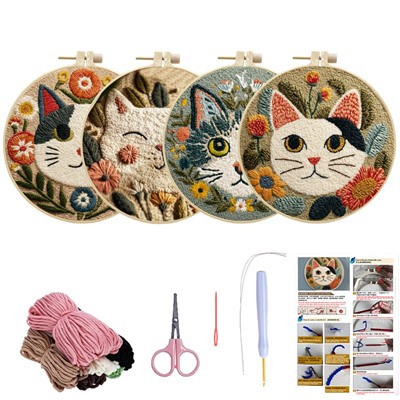 PUNCH Набор для творчества ковровая вышивка 943878357142-1