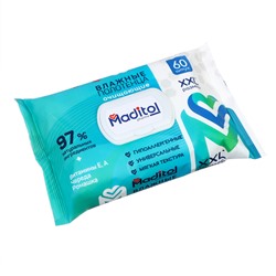 Влажные полотенца Maditol, 60 шт.