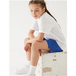 Unisex Pure Cotton Sports Shorts (2-16 Yrs)