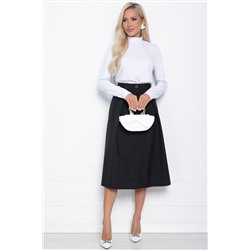 Юбка миди Всегда на отлично (черная) Ю14723-2М