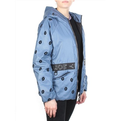 ZW-2166-C BLUE Куртка демисезонная женская BLACK LEOPARD (100 гр.синтепон)