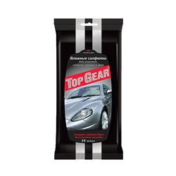 Top Gear Салфетки влажные 30шт для стекол, зеркал и фар