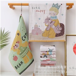 Cotton gauze towel, children's scarf for kindergarten, wholesale