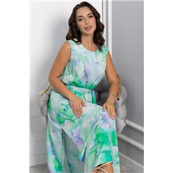 Платье Иниша (зеленое) П14072-4М