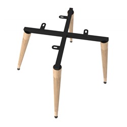 Стул SHT-ST42-1/S95-WH-1
                        милк / прозрачный лак / черный муар