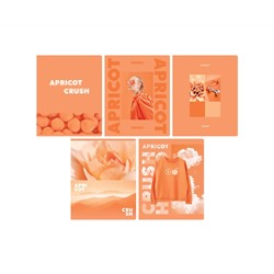 Тетрадь 48л., А5, клетка BG "Apricot", матовая ламинация