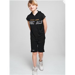 Спортивный костюм летний для мальчика темно-синего цвета 70002TS