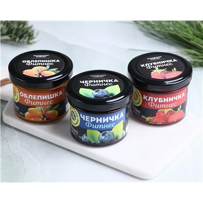 Джем ОБЛЕПИШКА ФИТНЕС / 100 г / без сахара / банка / Солнечная Сибирь