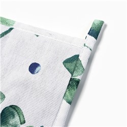 Прихватка "Доляна" Eucalyptus 19х19см,100%хл, рогожка 164 гр/м2