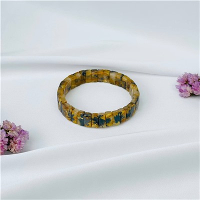 Радуга Самоцветов Браслет из Рутилового кварца с включением Титана