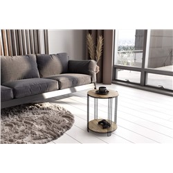 Столик кофейный SHT-CT33
                        черный муар / светлый орех