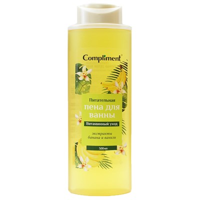 Пена для ванн Compliment Витаминный уход Питательная 500 ml