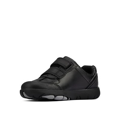 Baby Leather Riptape School Shoes (Toddler size 7-9.5)