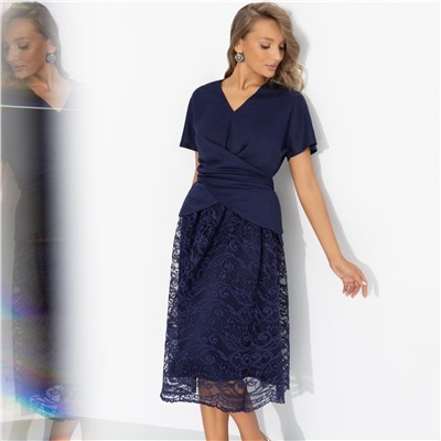 Костюм с юбкой нарядный, Ручаюсь за успех (2 в 1, роскошь)