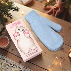 Варежки женские в подарочной коробке KAFTAN «Новые варежки», размер 19