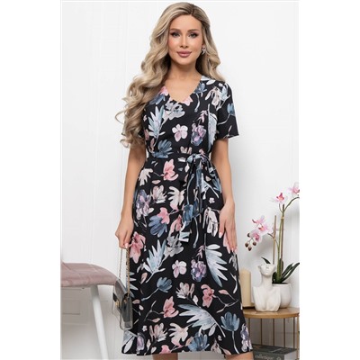 Платье "Надежда" (акварель блэк) П5736