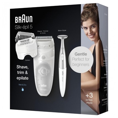 Braun Epilierer quot;Silk-epil 5-805quot; Silver  Эпилятор "Силк-эпиль 5-805" Серебро