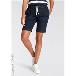 Jeansshorts Ruffle Waist