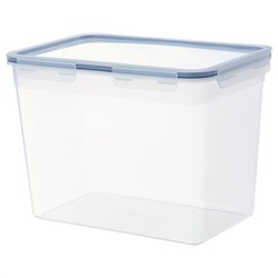 IKEA 365+, Vorratsbehälter mit Deckel, rechteckig/Kunststoff,, 10.6 l
