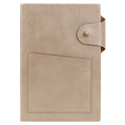 Ежедневник А5 96л недатир кож.зам бежевый Darvish DV-15086B/Китай