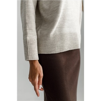 4103 СВЕТЛО-БЕЖЕВЫЙ СВИТЕР2021386408