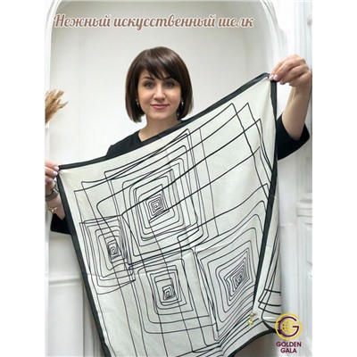 Платок на шею с украшением шелковый Арт 2530/06