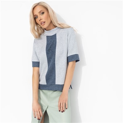 Водолазка вискозная, Фирменное приветствие (серая)