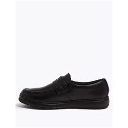 Kids’ Leather Slip On Loafers School shoes (13 Small - 9 Large)