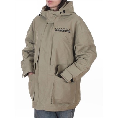 3106 GRAY Куртка демисезонная женская (100 гр. холлофайбер)