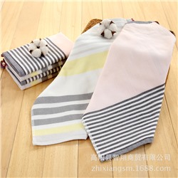 New product Double-layer gauze wool square towel, high-speed square hanging towel, kitchen towel, factory price wholesale cotton gauze