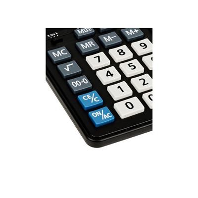 Калькулятор настольный Eleven Business Line CDB1201-BK, 12 разрядов, двойное питание, 155×205×35 мм, чёрный