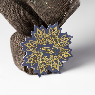 Светодиодная фигура «Снежная ёлка с ягодами», 12.5×28.5×7.5 см, пластик, батарейки CR2032×2 (в комплекте), свечение мульти