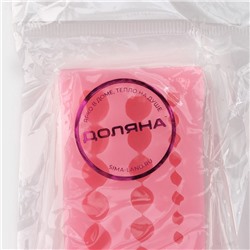 Молд для заливки Доляна «Жемчужная нить», силикон, 23×4 см, розовый