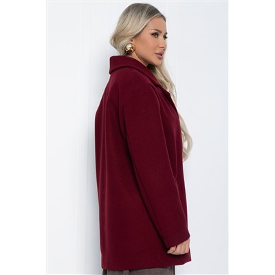Пальто Я в теме (бордовое) Б12485-7