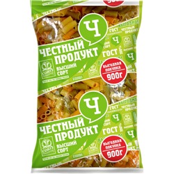 Честный Продукт Макароны ТРУБОЧКИ с томатом и шпинатом гр.В в/с 900гр