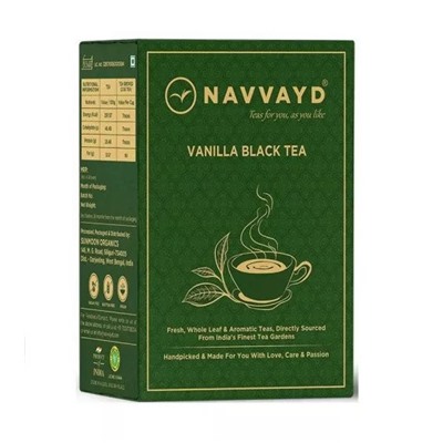 Черный чай с Ванилью (100 г), Vanilla Black Tea, произв. Navvayd