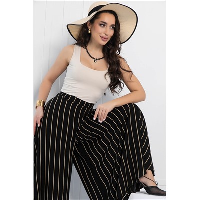 Брюки Камелия (черные/полоска) Б12964-13М