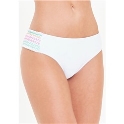 Shirred Stitch Bikini Bottoms