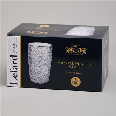 НАБОР СТАКАНОВ "N'ICE" 6 ШТ. 420 МЛ / В=12,5 СМ