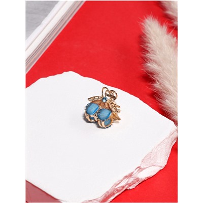 Крабик для волос «Арфея», вишенки, 2.3 см, золото МИКС