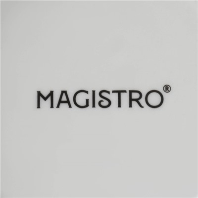 Заварочный чайник Magistro «Морской бриз», 850 мл, фарфор, белый