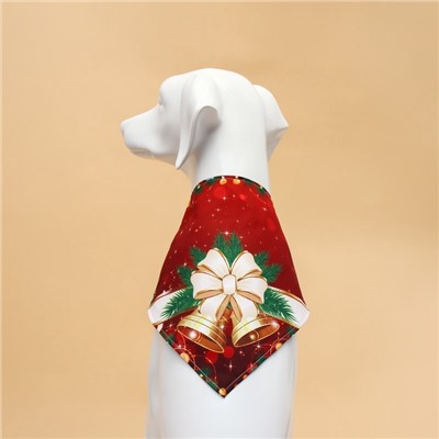 Бандана для животных «Колокольчик», размер L (ОШ до 62 см)