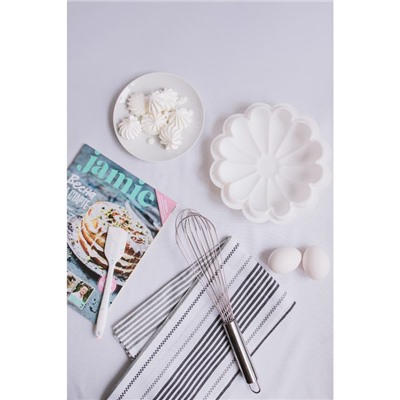 Венчик для взбивания KONFINETTA «Сильвер», струна 1.3 мм, 35×7×7 см, серебристый