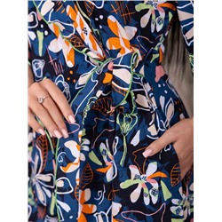 Женский халат мод.2153/2 / Синий