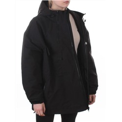 3103 BLACK Куртка демисезонная женская (100 гр. холлофайбер)