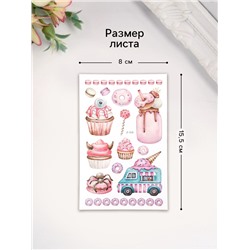 Переводные тату на тело цветные «Сладости. Хэллоуин», 12×7.5 см
