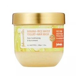 Маска для волос с Бананом, Рисовой водой и йогуртом (200 г), Banana Rice Water Yogurt Hair Mask, произв. Fabessentials