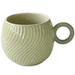 Кружка Waves, 350 мл, зеленая