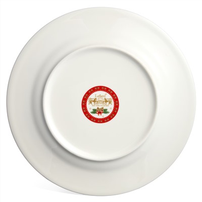 ТАРЕЛКА ЗАКУСОЧНАЯ LEFARD "ТРОЙКА" 20,5 СМ (КОР=18ШТ.)