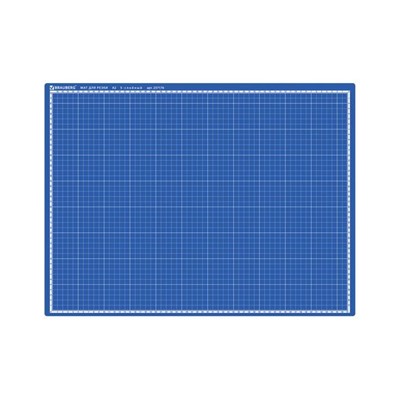 Коврик (мат) для резки BRAUBERG EXTRA 5-слойный,А2 (600х450мм),двусторонний,толщина 3мм,синий,237176